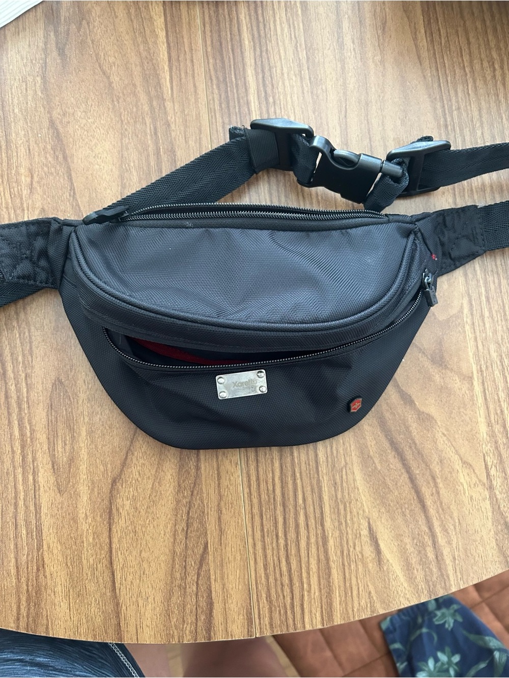 Victorinox Black and Red Men’s Belt Bag